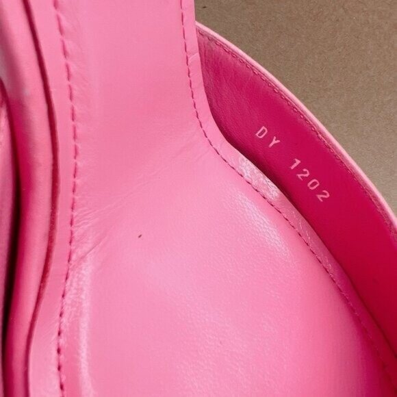 GIVENCHY G-lock LOGO Platform Womens Leather Pump In Bright Pink EU 36.5 $995 - Picture 13 of 13